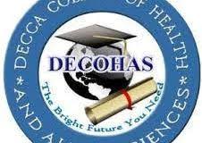  Decca College of Health and Allied Sciences Joining Instructions